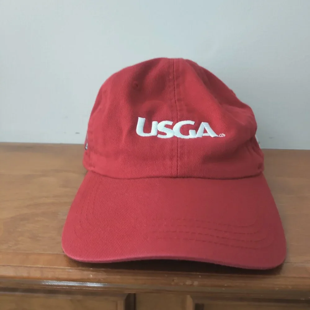 Ahead USGA Hat 2015 Hillwood CC Adjustable Red Golf Classic Fit Women's Amateur - Picture 1 of 8